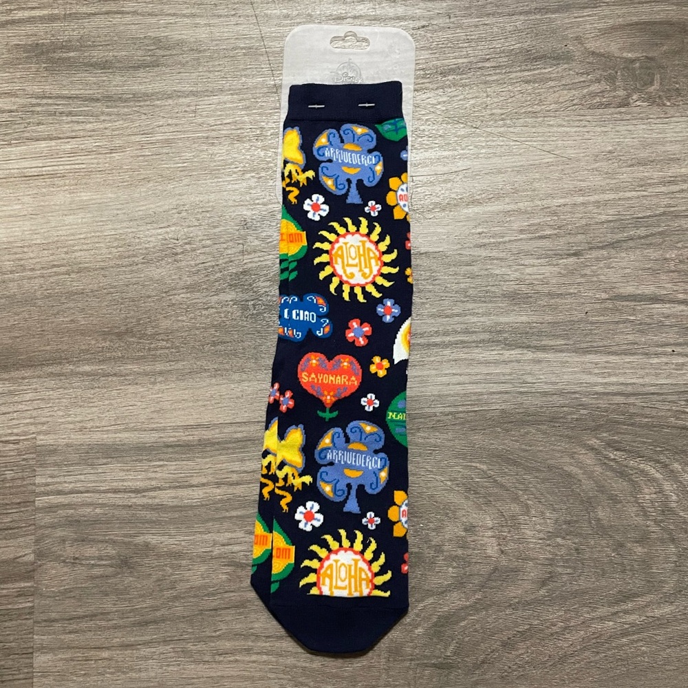 Disney Parks NWT Small World socks